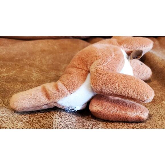 1996 TY 6 Inch Brown Kangaroo Joey Stuffed Animal Plush Toy Collectible Zoo Gift - Picture 7 of 13